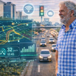 Aldo Vendramin mostra como softwares e sensores otimizam o tráfego na mobilidade urbana digital.